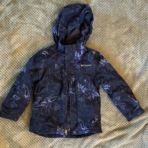 Columbia Kids Jacket - Navy and Purple Floral